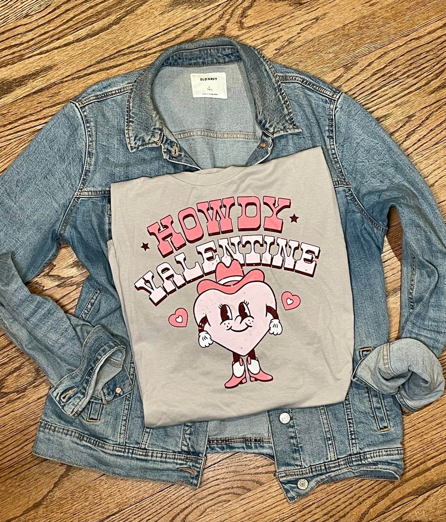 Heart Howdy Valentine Top