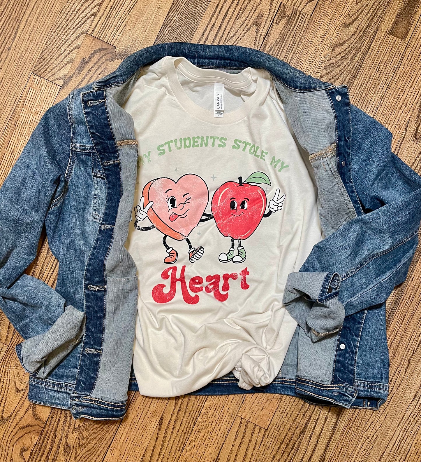 Teacher's Heart Valentine Top