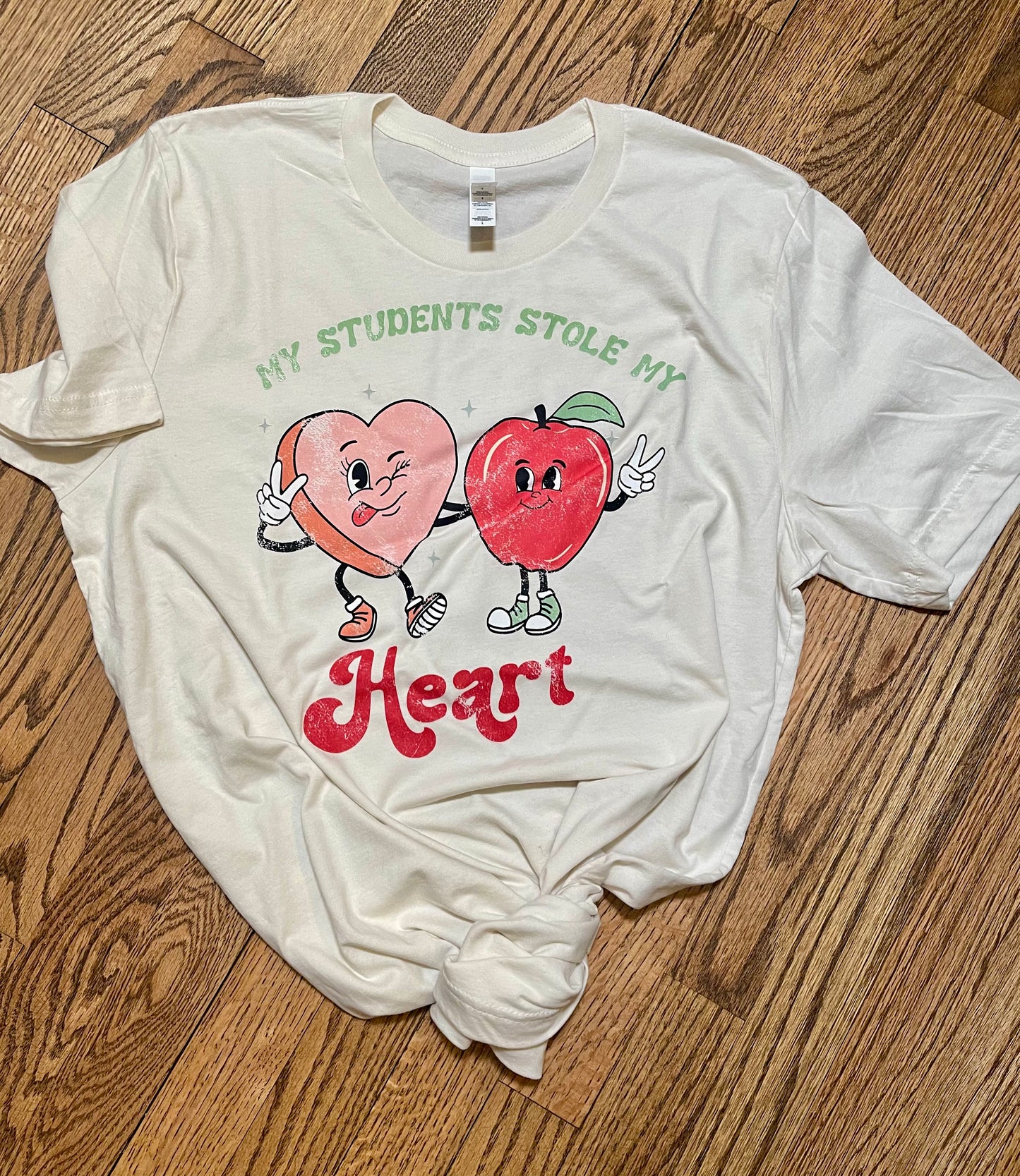 Teacher's Heart Valentine Top