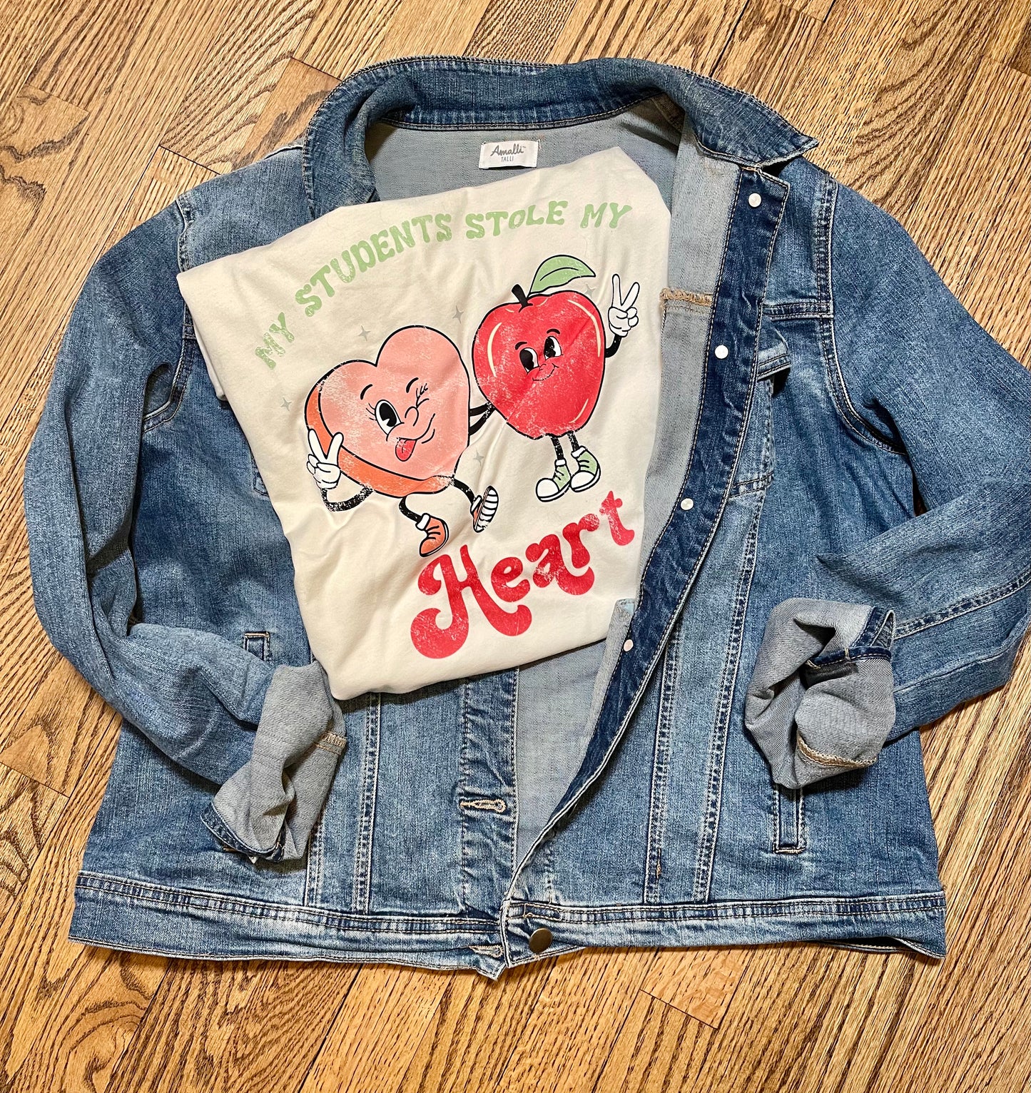 Teacher's Heart Valentine Top