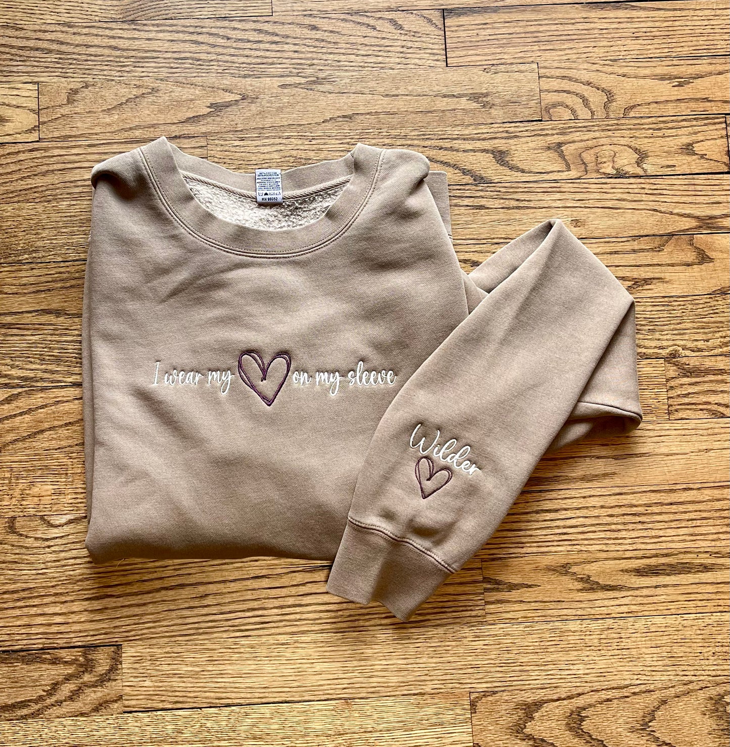 Heart On My Sleeve Crewneck