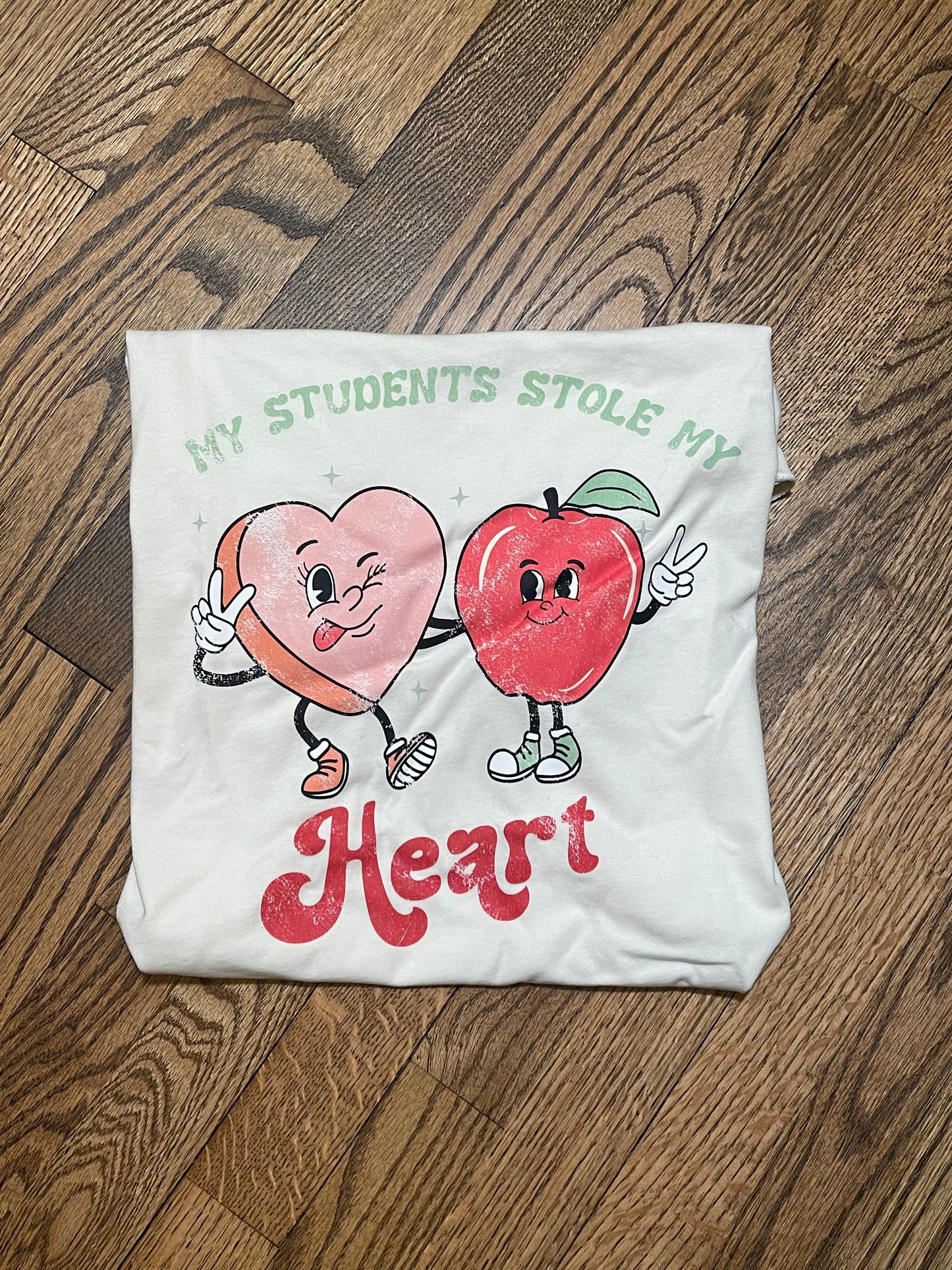 Teacher's Heart Valentine Top